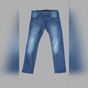 Scotch & Soda Straight Leg Blue Jeans